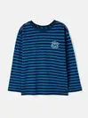 Joules Tops and Tshirts Boys Blue Long Sleeve Artwork Top