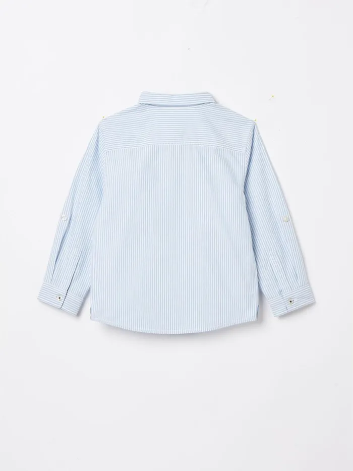 Joules Tops and Tshirts Boys Blue Long Sleeve Striped Shirt