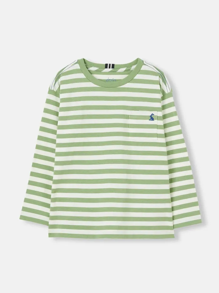 Joules Tops and Tshirts Boys Green Long Sleeve Jersey TShirt