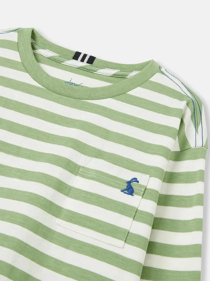 Joules Tops and Tshirts Boys Green Long Sleeve Jersey TShirt