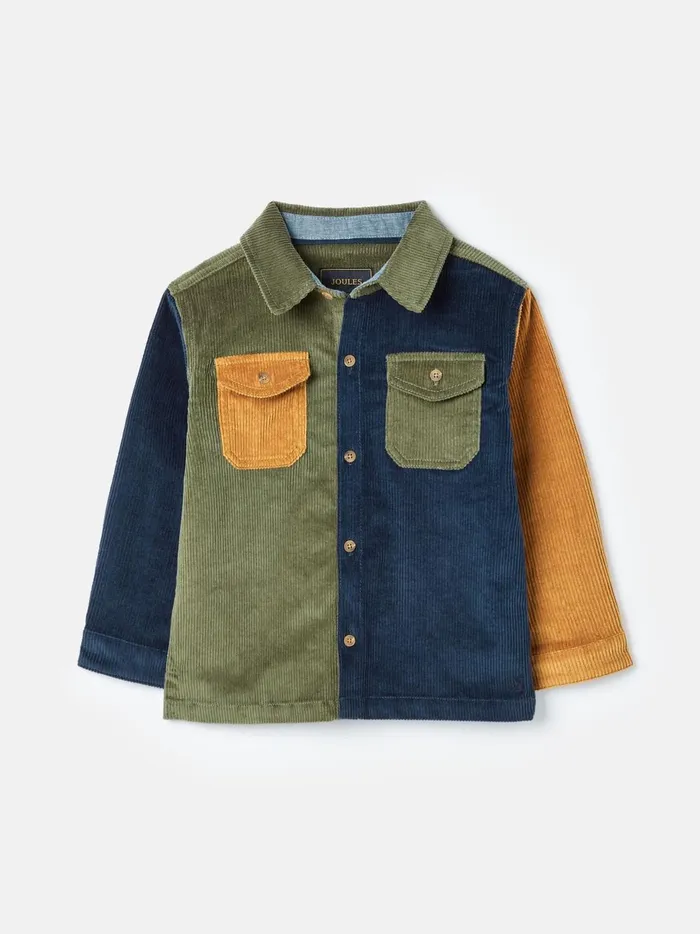Joules Tops and Tshirts Boys Multi Oversized Corduroy Shirt