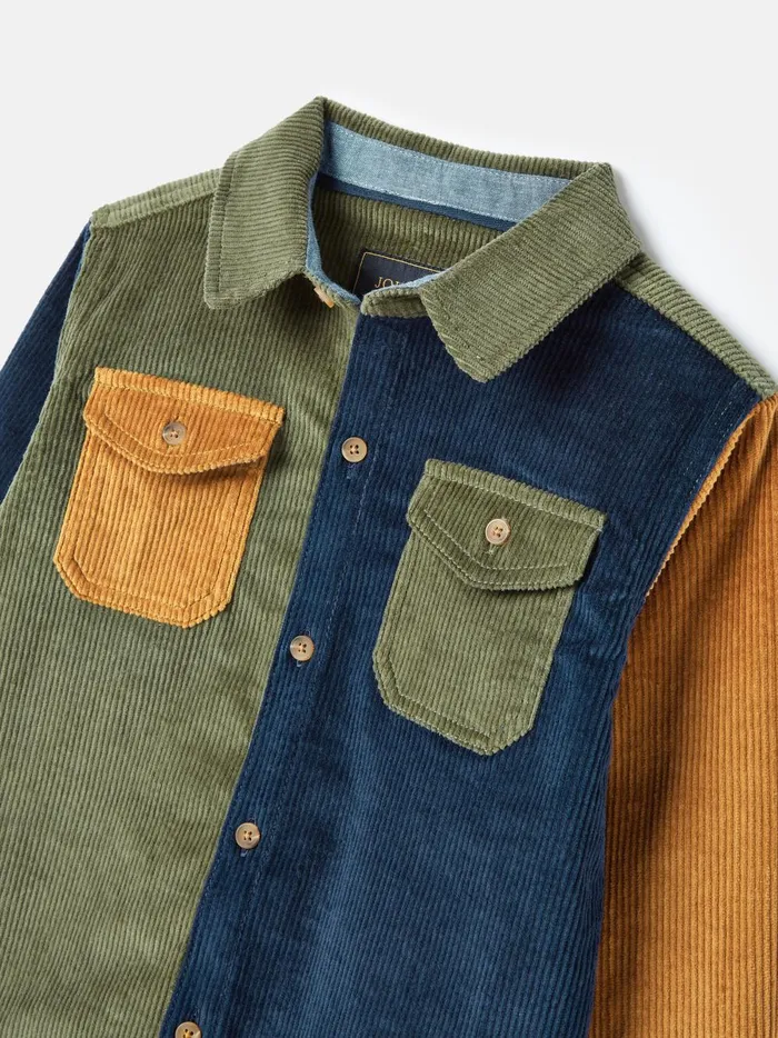 Joules Tops and Tshirts Boys Multi Oversized Corduroy Shirt