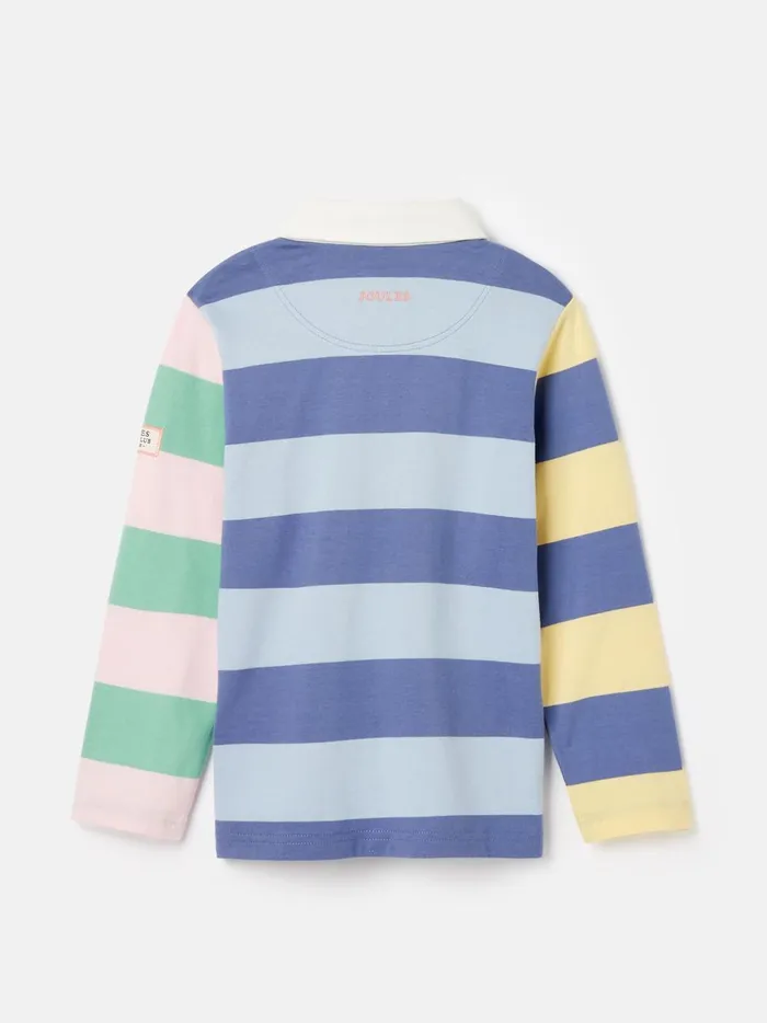 Joules Tops and Tshirts Boys Multi Striped Rugby Shirt