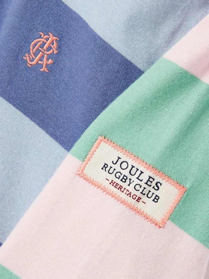 Joules Tops and Tshirts Boys Multi Striped Rugby Shirt