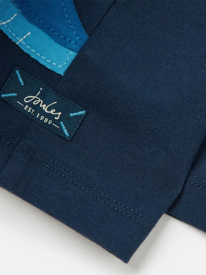 Joules Tops and Tshirts Boys Navy Blue Long Sleeve Artwork TShirt