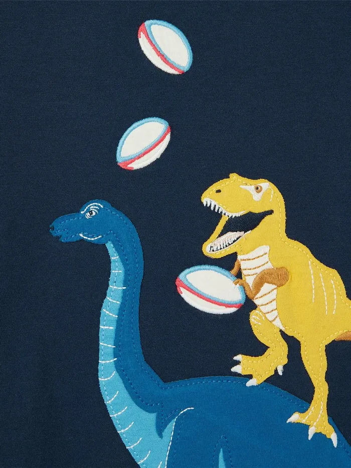 Joules Tops and Tshirts Boys Navy Blue Long Sleeve Artwork TShirt