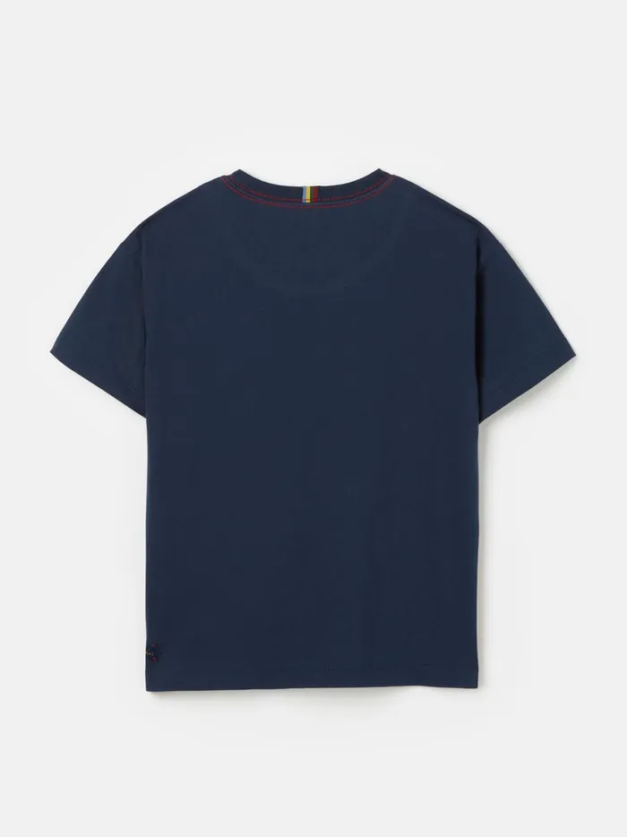 Joules Tops and Tshirts Boys Navy Harry Potter Short Sleeved Jersey Top