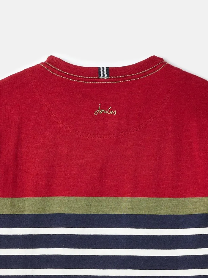Joules Tops and Tshirts Boys Navy Striped Long Sleeve Top