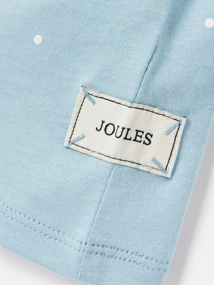 Joules Tops and Tshirts Girls Blue Short Sleeve Artwork TShirt