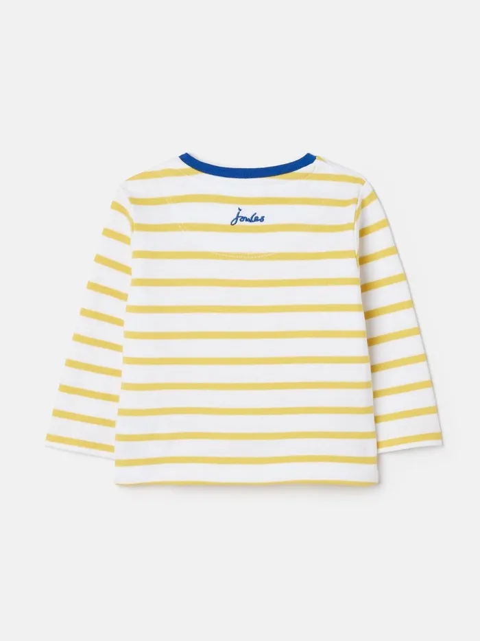 Joules Tops and Tshirts GirlsBoys Yellow Long Sleeve Tshirt