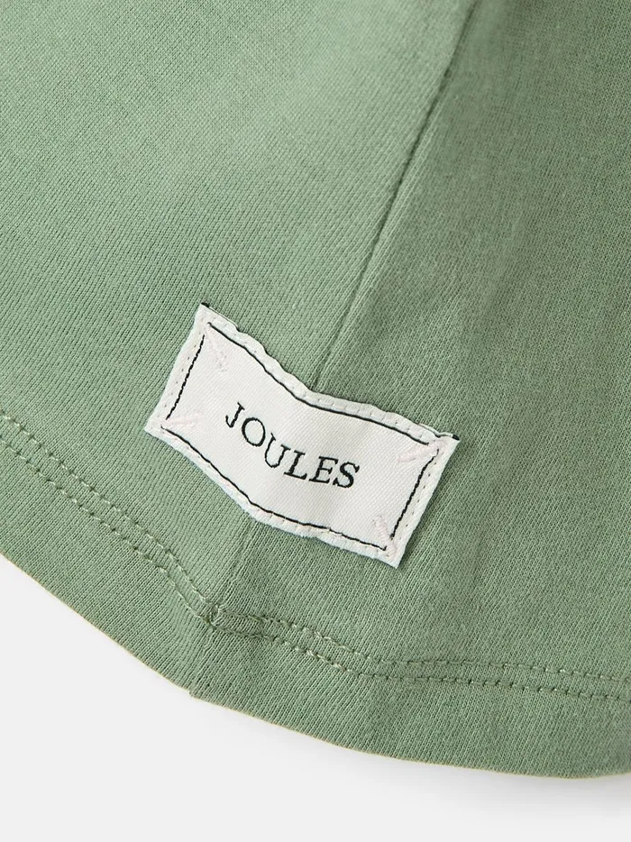 Joules Tops and Tshirts Girls Green Embroidered Horse Top