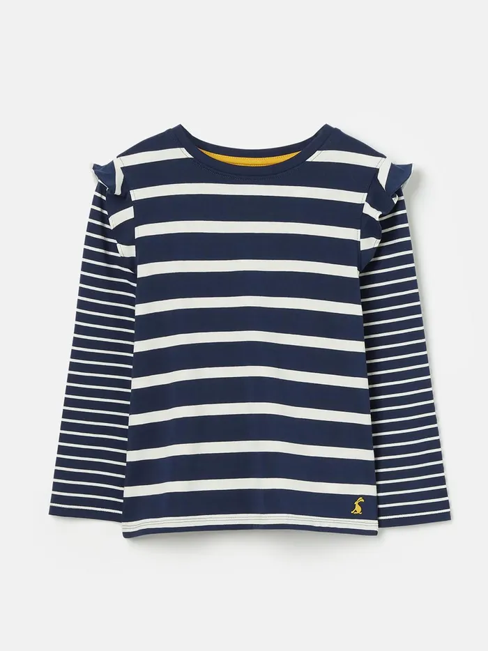 Joules Tops and Tshirts Girls Navy Blue Long Sleeve Jersey Top