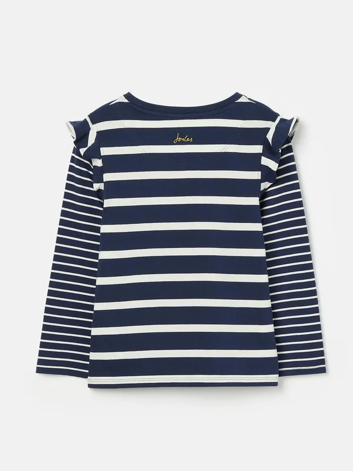 Joules Tops and Tshirts Girls Navy Blue Long Sleeve Jersey Top