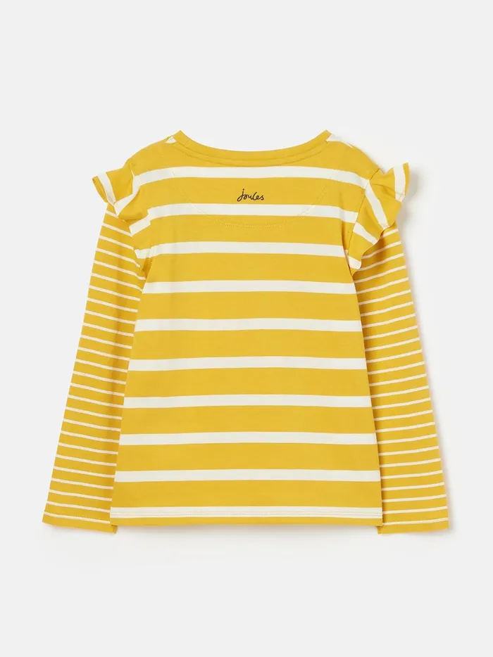 Joules Tops and Tshirts Girls Yellow Long Sleeve Jersey Top