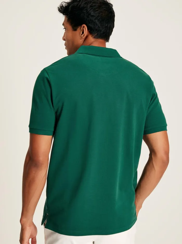 Joules Tops and Tshirts Men Dark Green Cotton Polo Shirt
