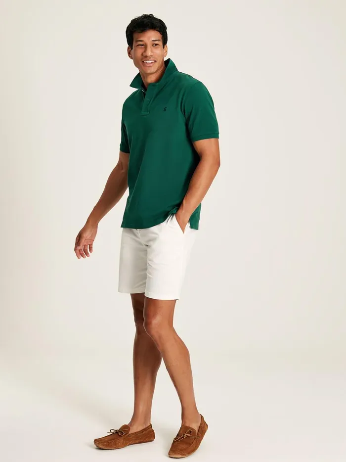 Joules Tops and Tshirts Men Dark Green Cotton Polo Shirt
