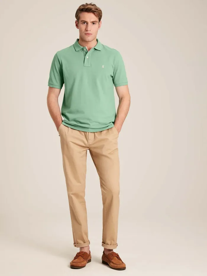 Joules Tops and Tshirts Men Green Cotton Polo Shirt