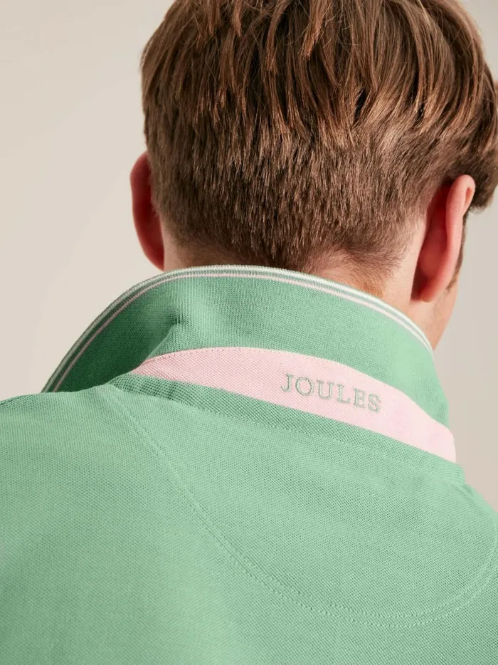 Joules Tops and Tshirts Men Green Cotton Polo Shirt