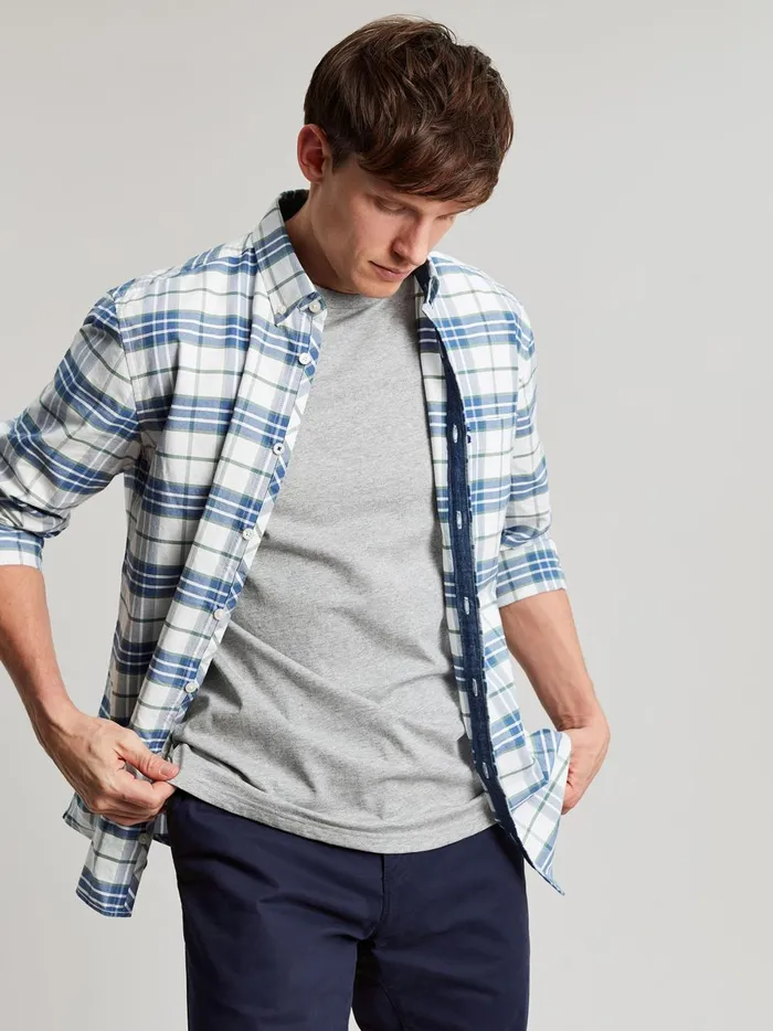 Joules Tops and Tshirts Men Grey Plain Jersey TShirt