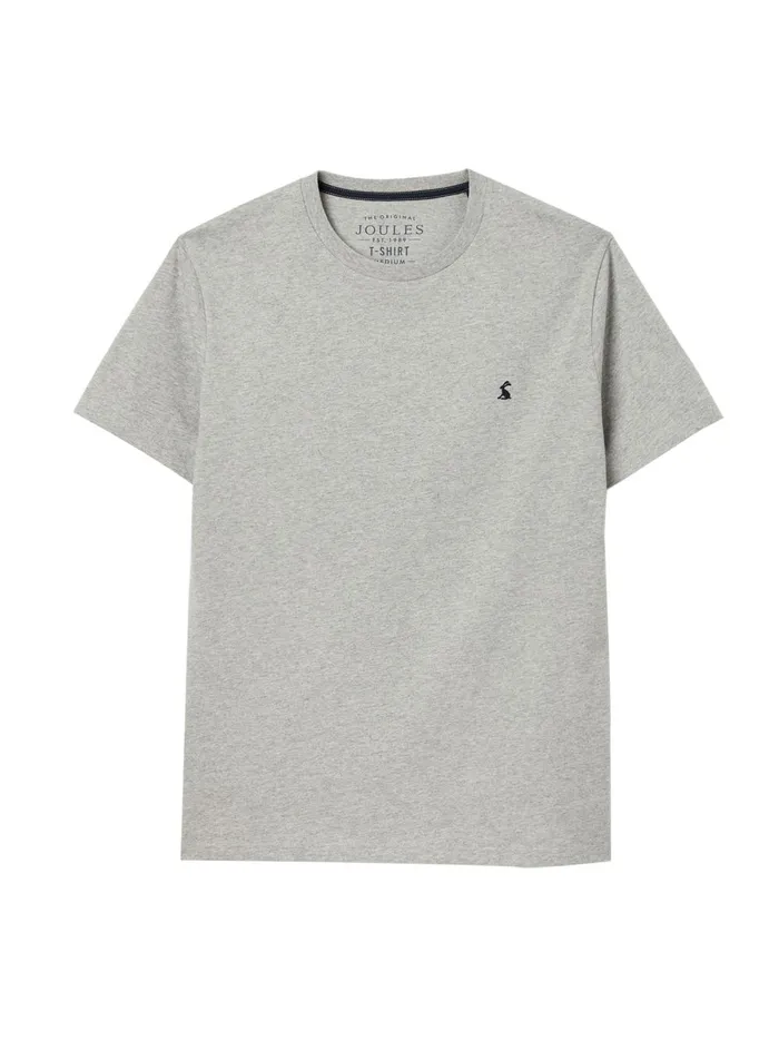 Joules Tops and Tshirts Men Grey Plain Jersey TShirt