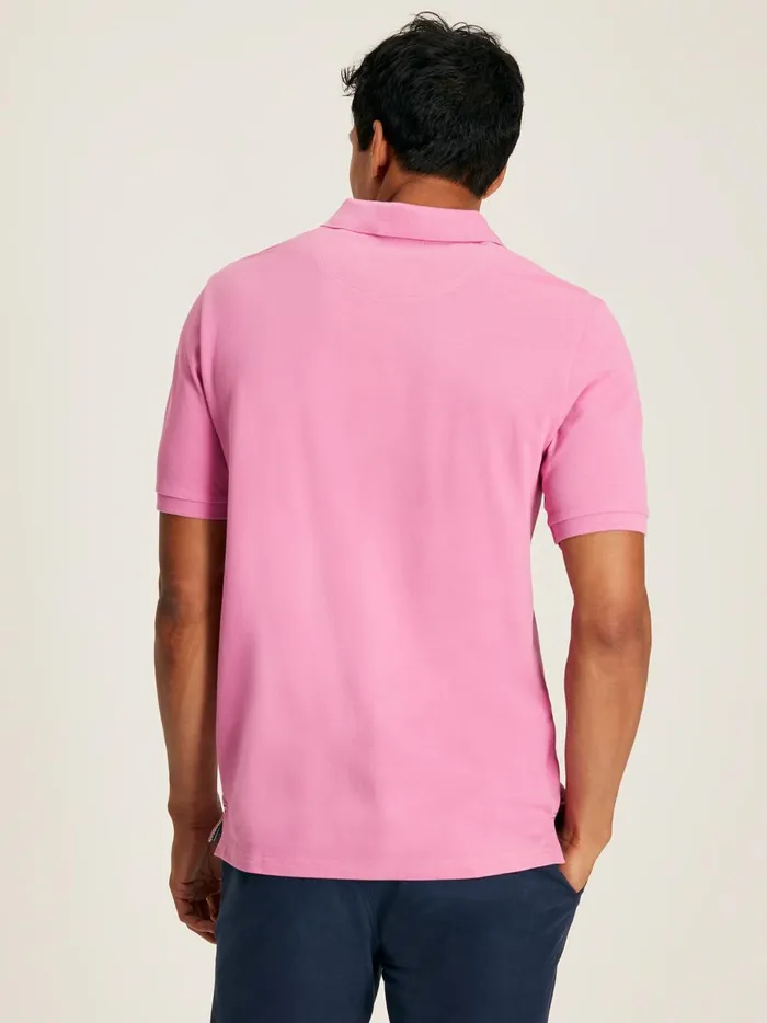 Joules Tops and Tshirts Men Mauve Classic Fit Polo Shirt