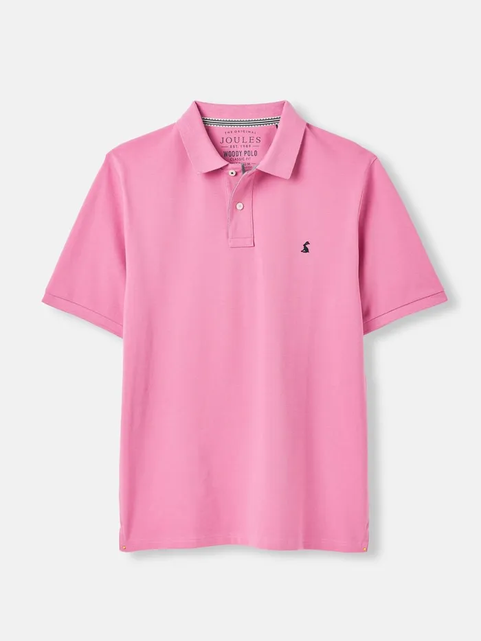 Joules Tops and Tshirts Men Mauve Classic Fit Polo Shirt