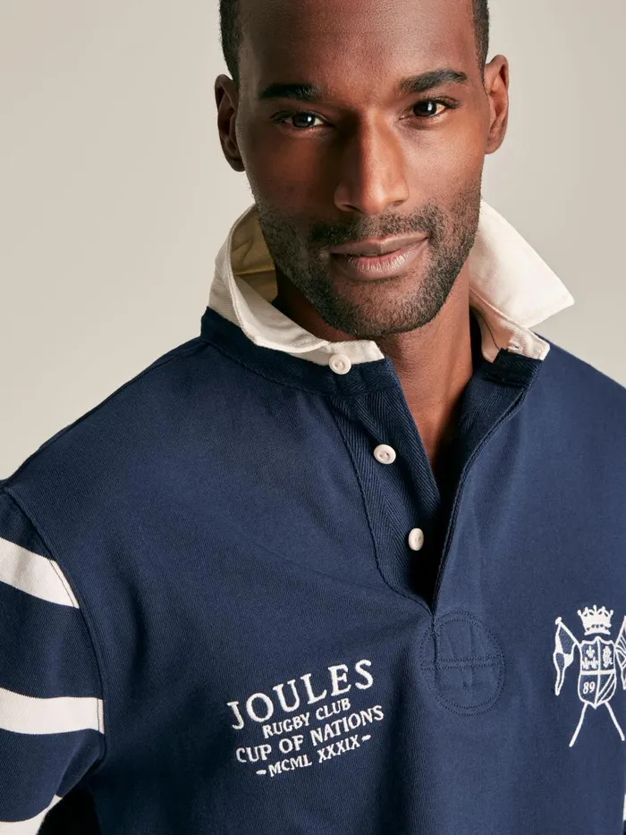 Joules Tops and Tshirts Men Navy Classic Rugby Shirt