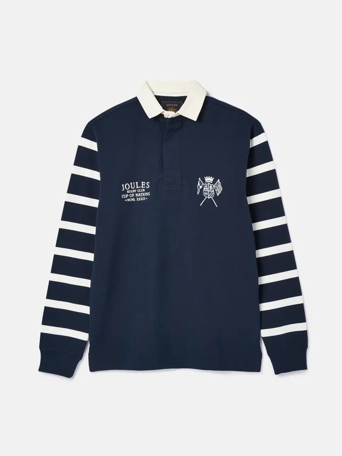 Joules Tops and Tshirts Men Navy Classic Rugby Shirt