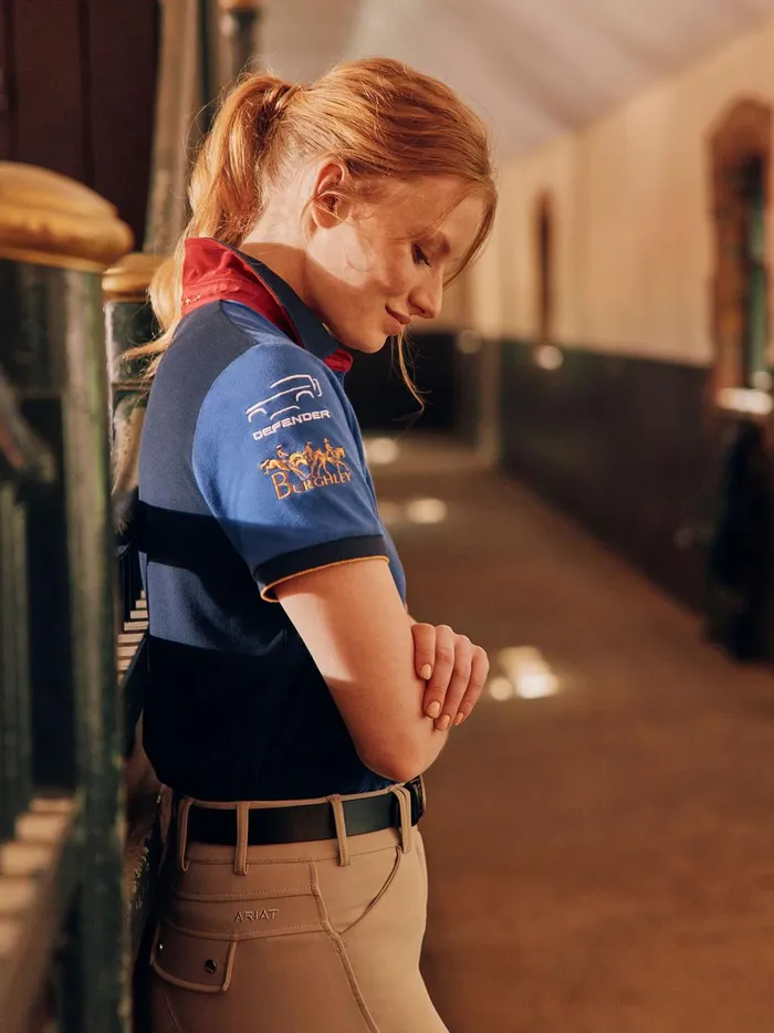 Joules Tops Women Blue Polo Shirt