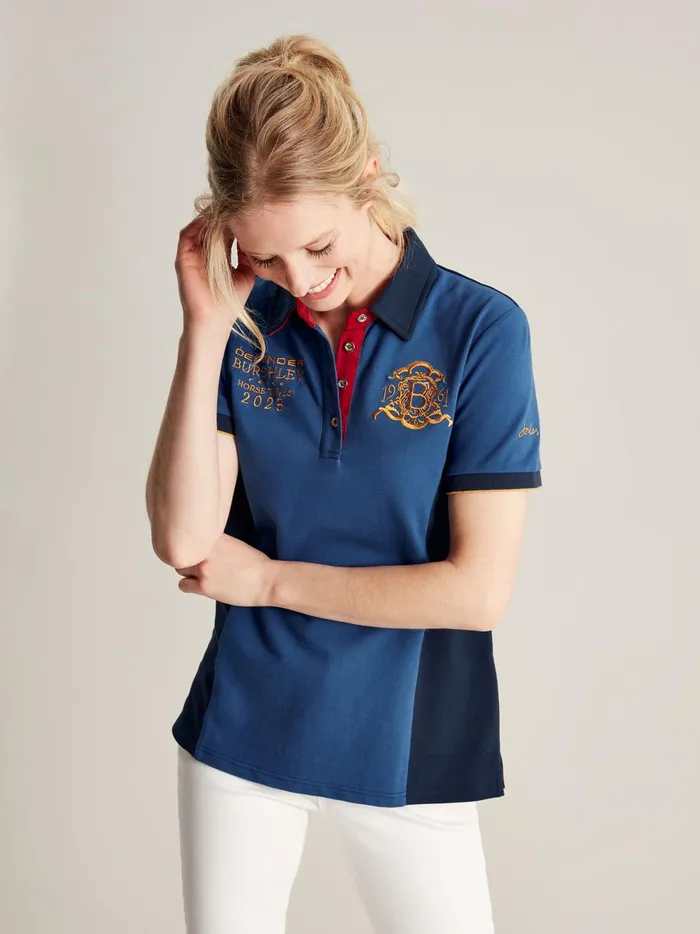 Joules Tops Women Blue Polo Shirt