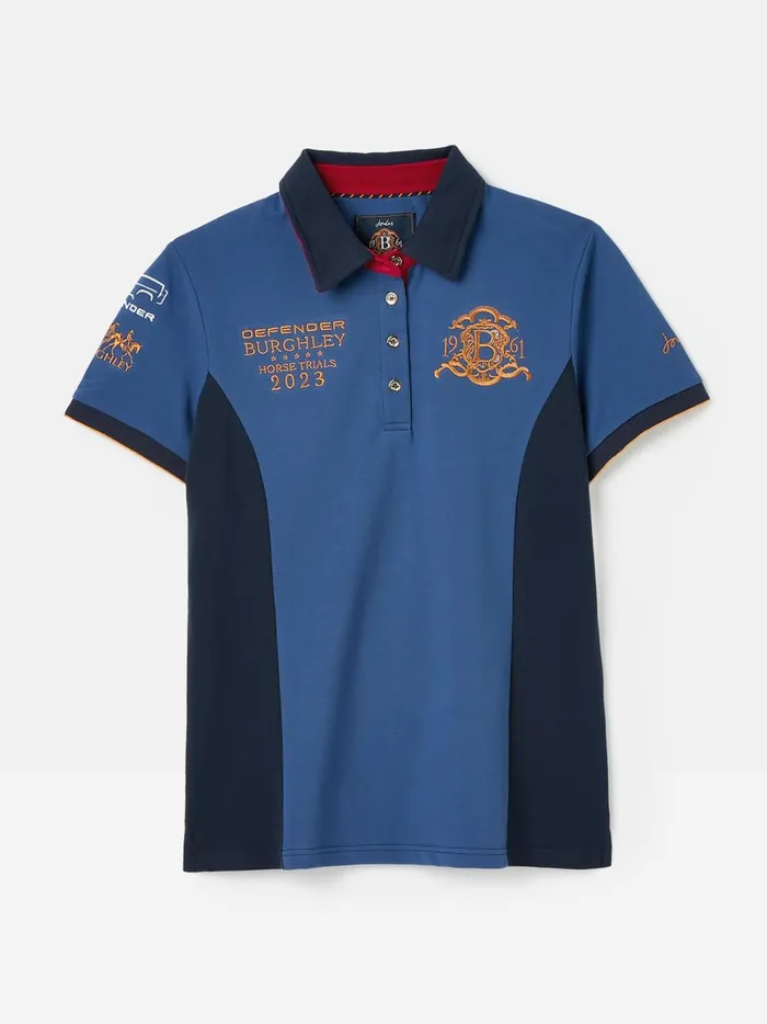 Joules Tops Women Blue Polo Shirt