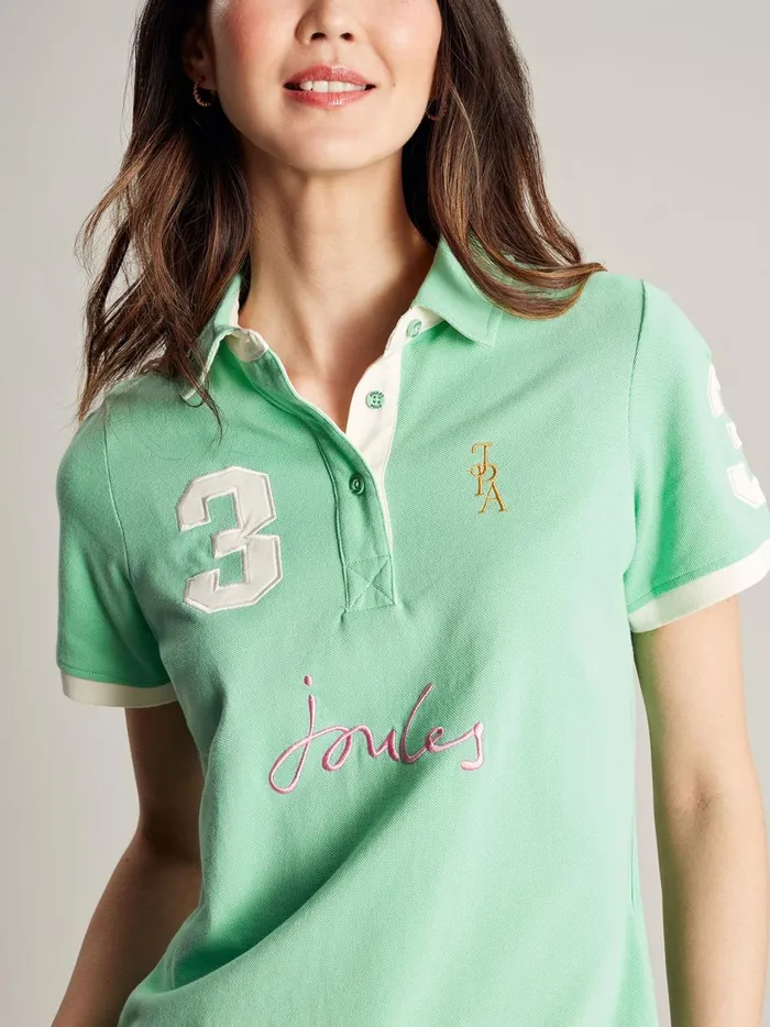Joules Tops Women Green Polo Shirt
