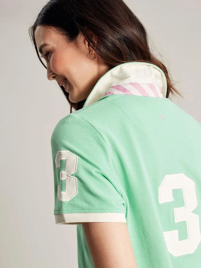 Joules Tops Women Green Polo Shirt