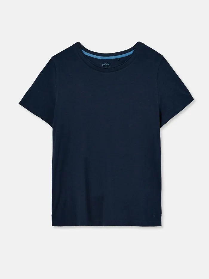 Joules Tops Women Navy Blue Crew TShirt