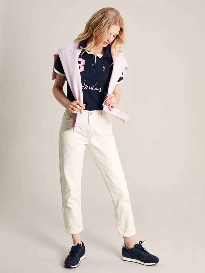 Joules Tops Women Navy Blue Polo Shirt