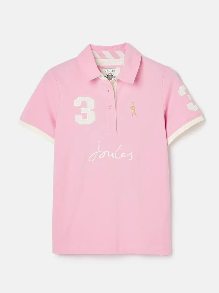 Joules Tops Women Pink Polo Shirt