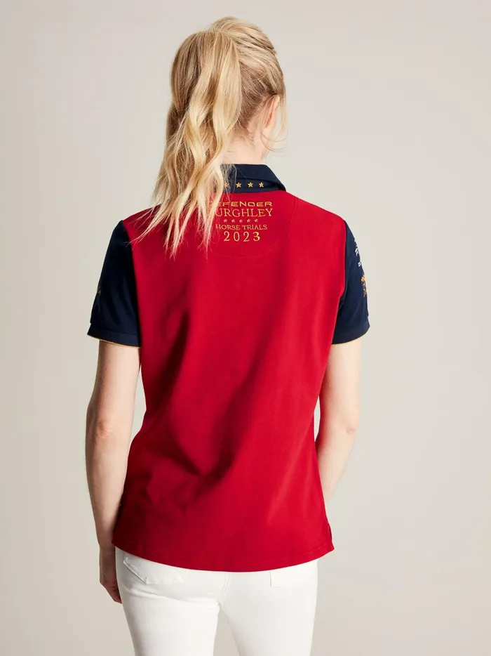 Joules Tops Women Red Polo Shirt