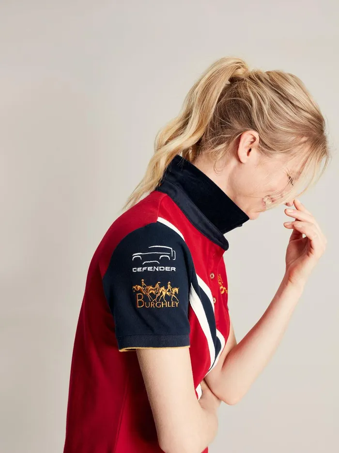 Joules Tops Women Red Polo Shirt