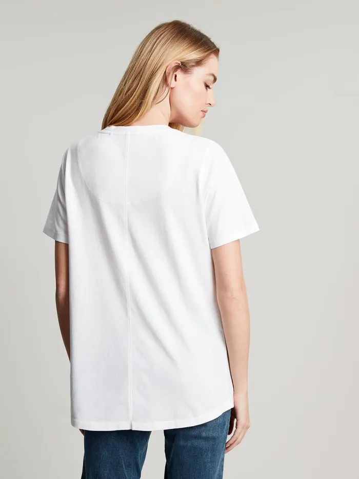 Joules Tops Women White V Neck Tshirt