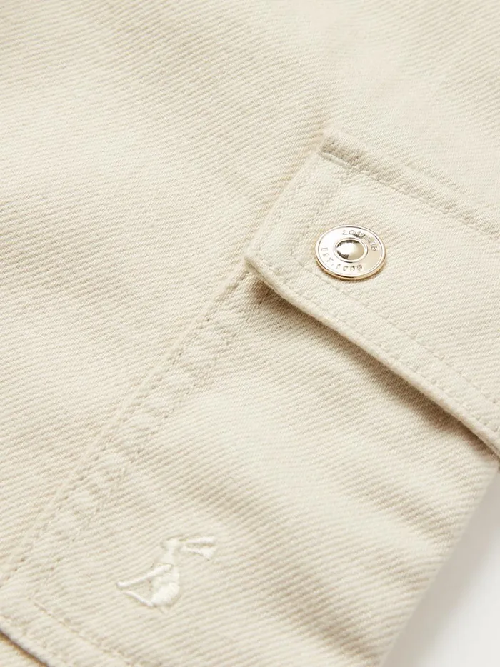 Joules Trousers and Leggings Girls Beige Cargo Wide Leg Trousers