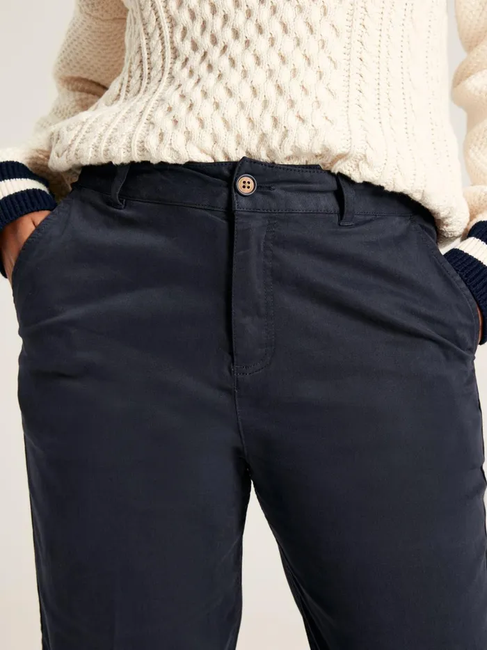 Joules Trousers and Leggings Women Navy Straight Leg Chinos