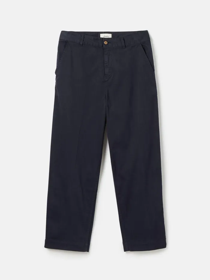 Joules Trousers and Leggings Women Navy Straight Leg Chinos