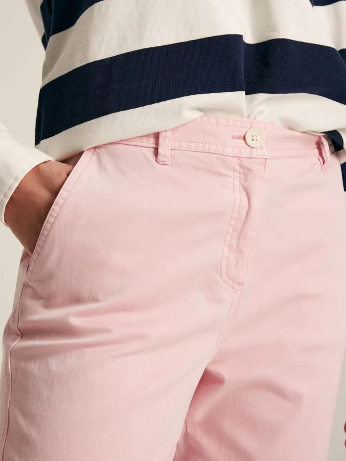 Joules Trousers and Leggings Women Rose Pink Slim Fit Chino Trousers