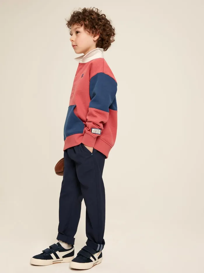 Joules Trousers Boys Navy Blue Chino Trousers