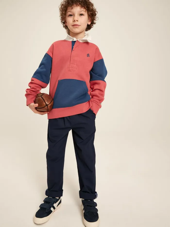 Joules Trousers Boys Navy Blue Chino Trousers