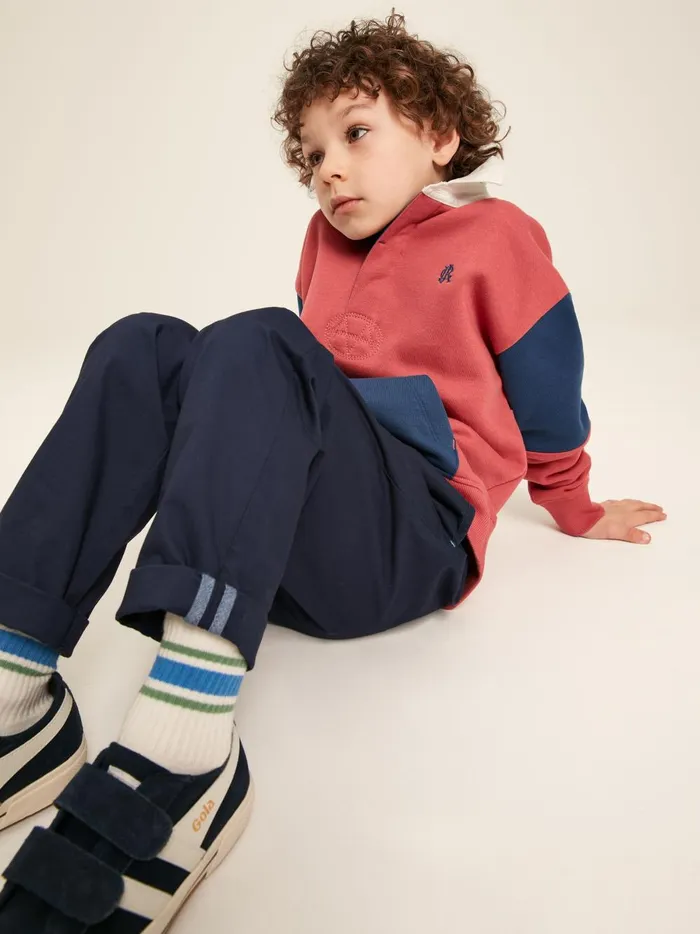 Joules Trousers Boys Navy Blue Chino Trousers