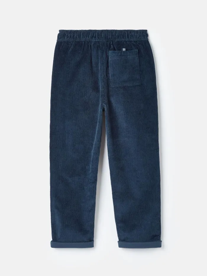 Joules Trousers Boys Navy Elasticated Waist Corduroy Trousers