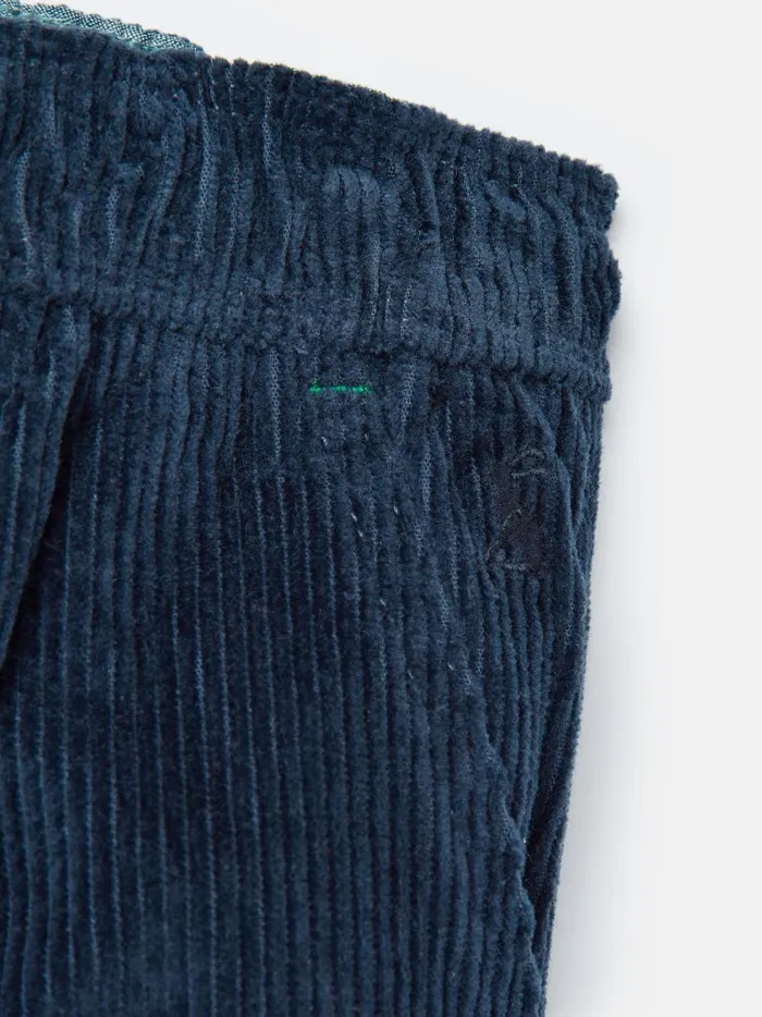 Joules Trousers Boys Navy Elasticated Waist Corduroy Trousers