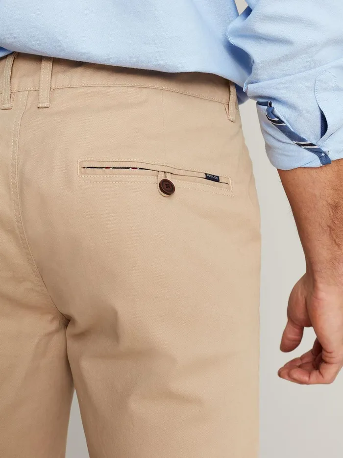Joules Trousers Men Beige Slim Fit Chinos