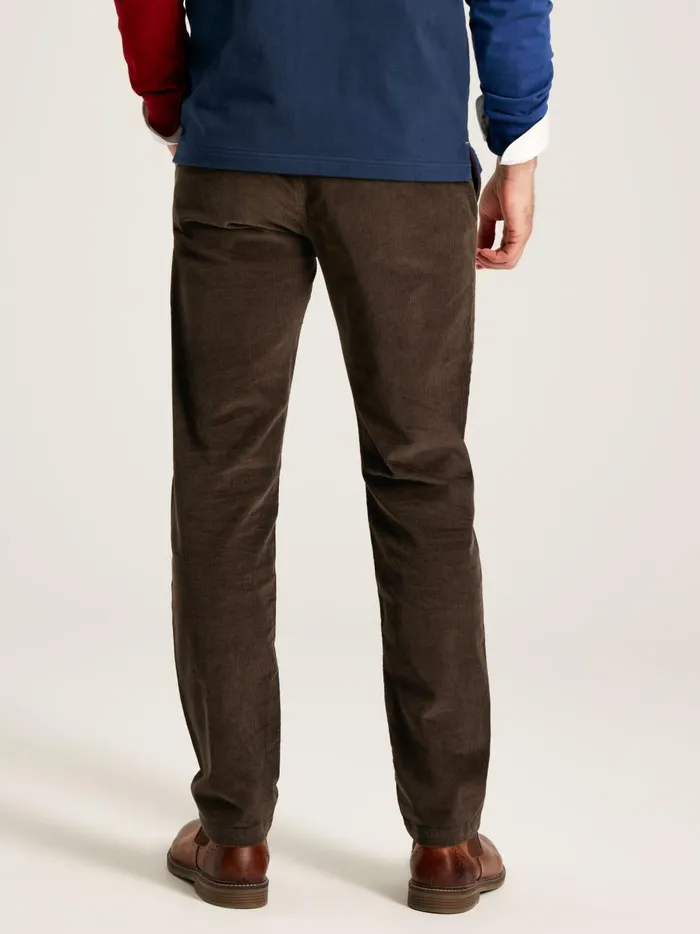 Joules Trousers Men Brown Straight Leg Uroy Trousers